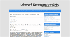 Desktop Screenshot of lakewoodpta.com